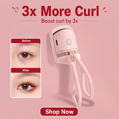 USB Rechargeable Heated Eyelash Curler Clip